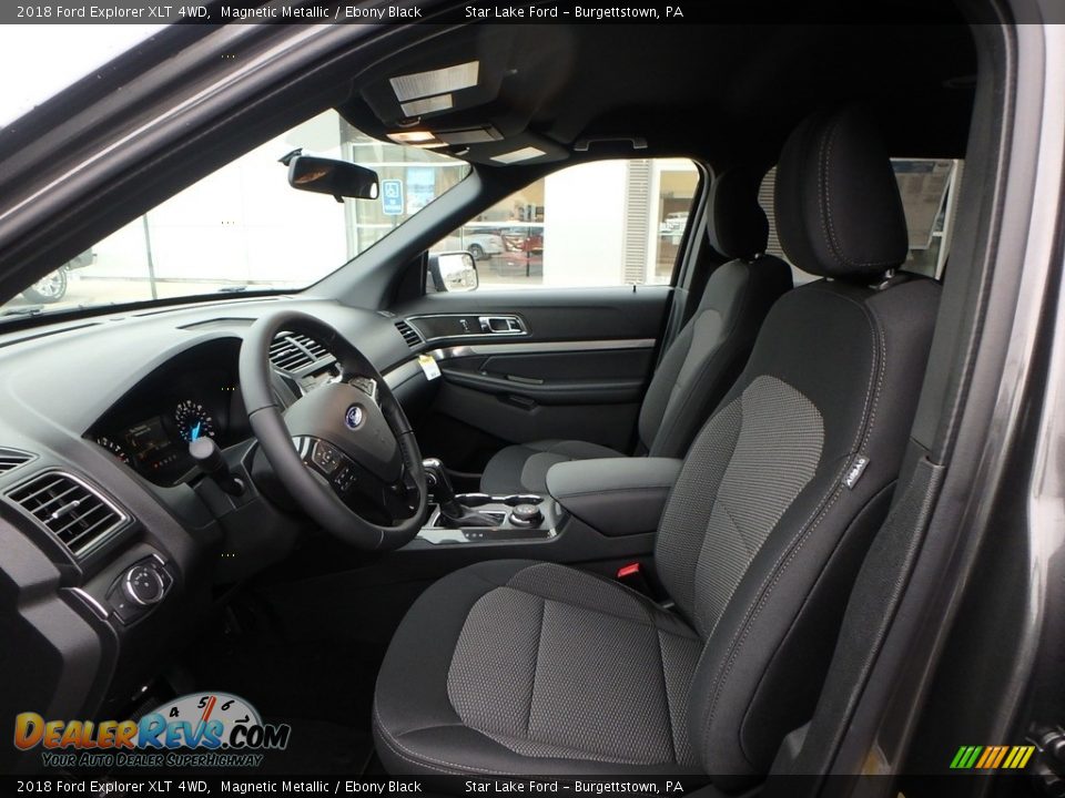 2018 Ford Explorer XLT 4WD Magnetic Metallic / Ebony Black Photo #10