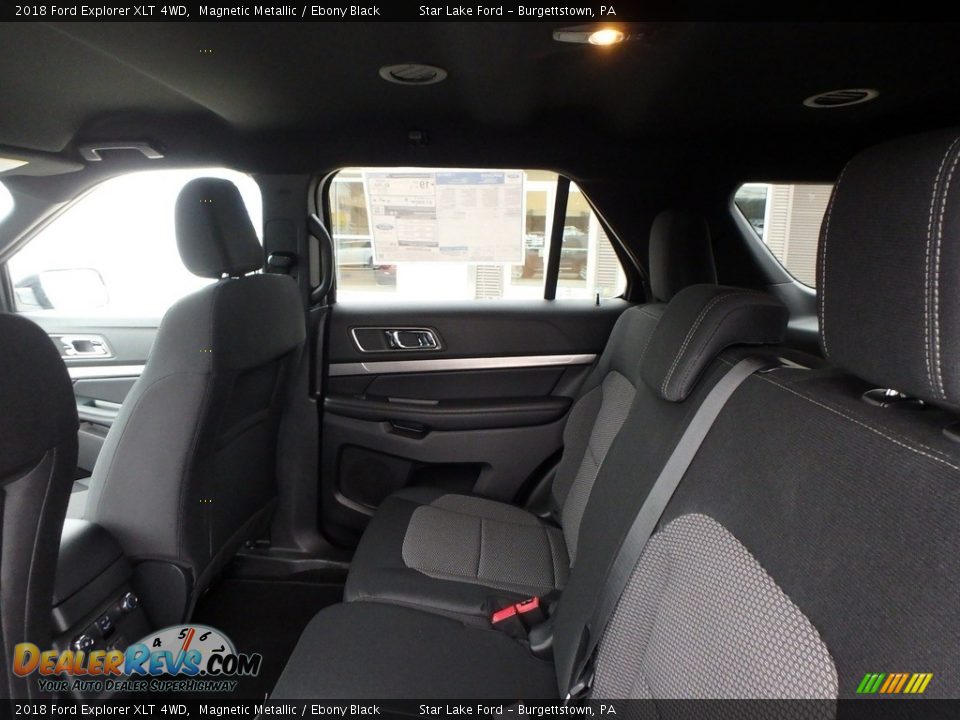 2018 Ford Explorer XLT 4WD Magnetic Metallic / Ebony Black Photo #11
