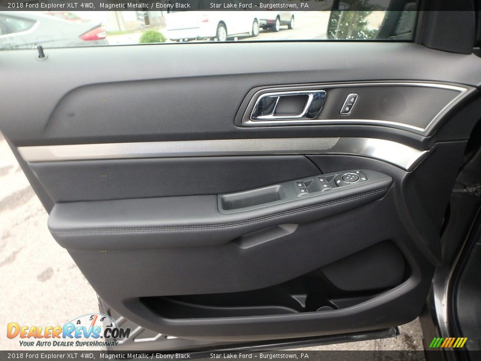 2018 Ford Explorer XLT 4WD Magnetic Metallic / Ebony Black Photo #14