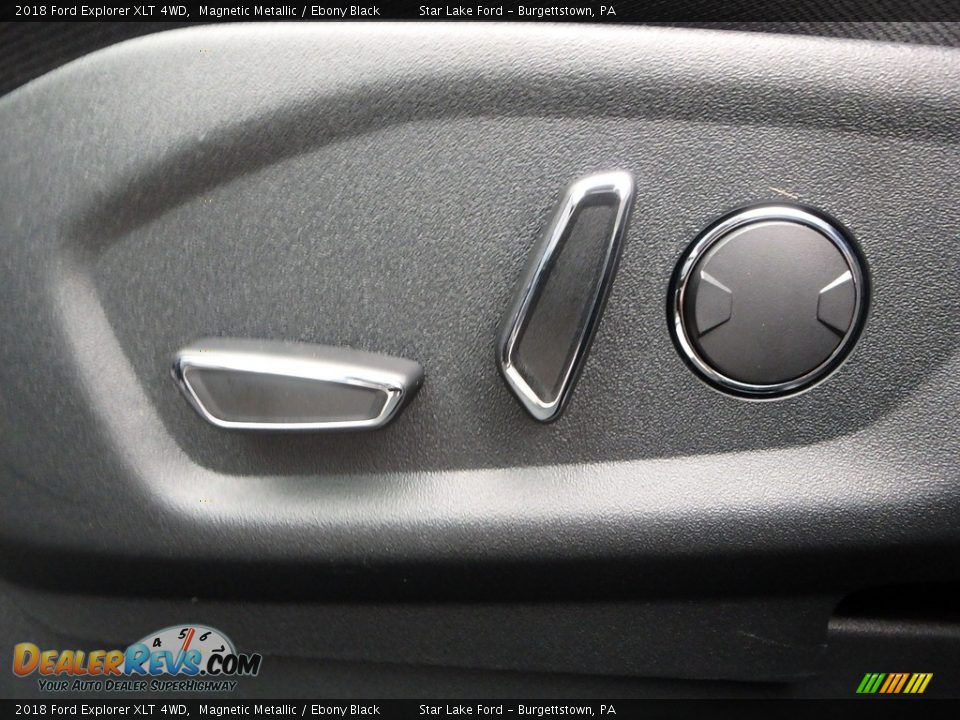 2018 Ford Explorer XLT 4WD Magnetic Metallic / Ebony Black Photo #15