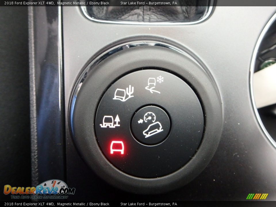 2018 Ford Explorer XLT 4WD Magnetic Metallic / Ebony Black Photo #17