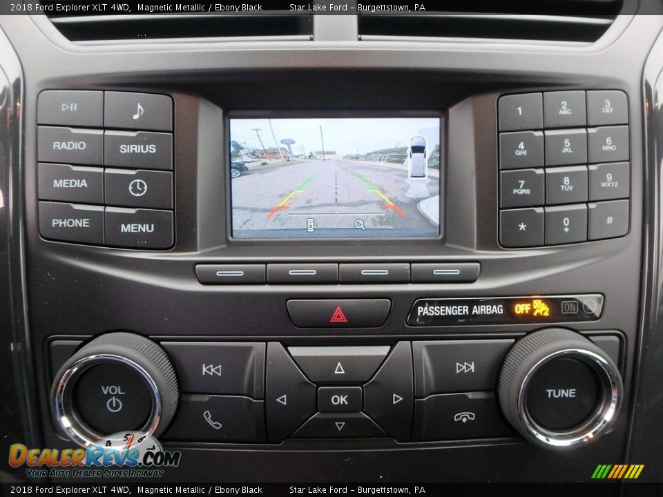 2018 Ford Explorer XLT 4WD Magnetic Metallic / Ebony Black Photo #20