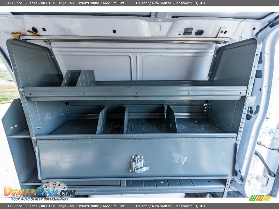 2014 Ford E-Series Van E150 Cargo Van Oxford White / Medium Flint Photo #29