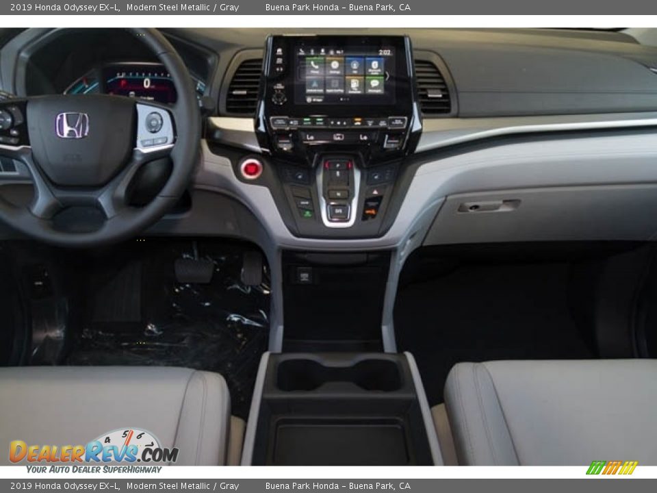 2019 Honda Odyssey EX-L Modern Steel Metallic / Gray Photo #17