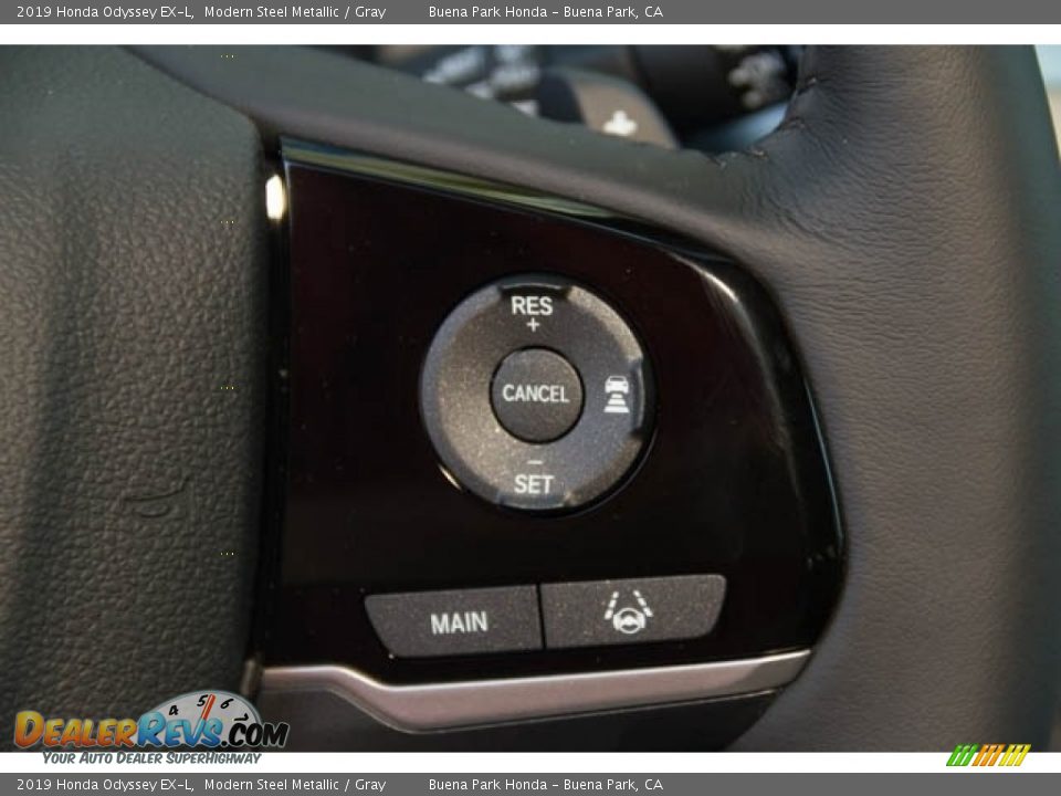 2019 Honda Odyssey EX-L Modern Steel Metallic / Gray Photo #20