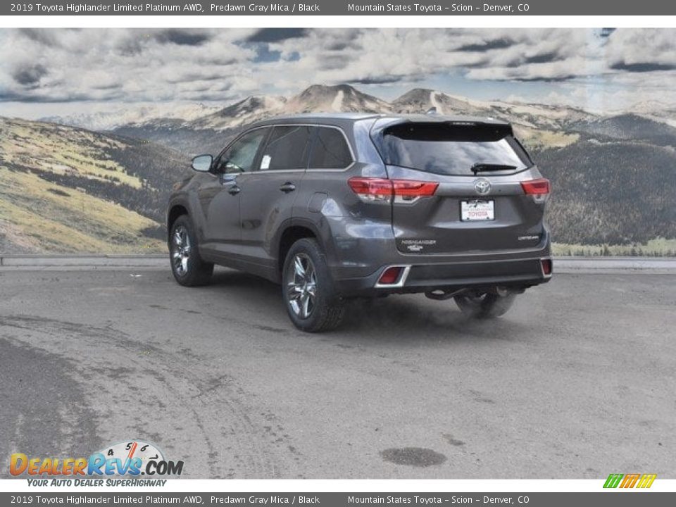2019 Toyota Highlander Limited Platinum AWD Predawn Gray Mica / Black Photo #3