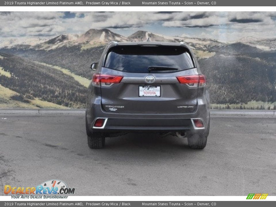 2019 Toyota Highlander Limited Platinum AWD Predawn Gray Mica / Black Photo #4
