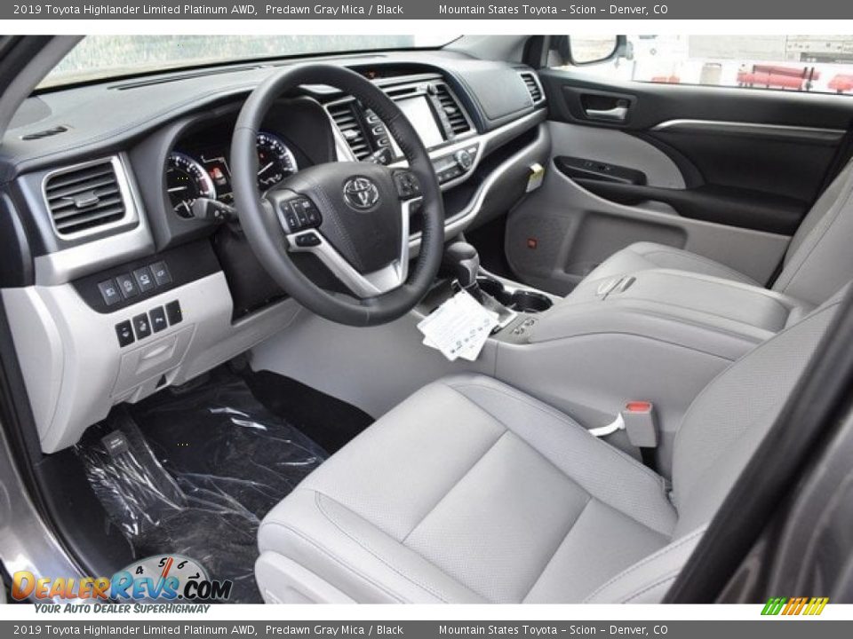 2019 Toyota Highlander Limited Platinum AWD Predawn Gray Mica / Black Photo #5