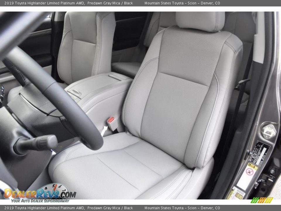 2019 Toyota Highlander Limited Platinum AWD Predawn Gray Mica / Black Photo #7