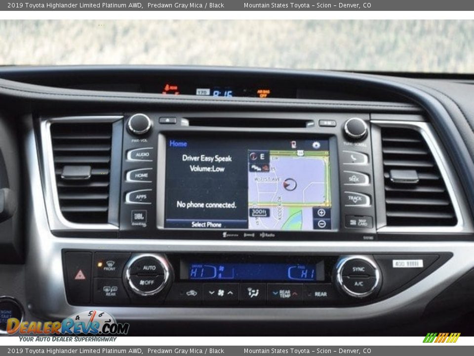 2019 Toyota Highlander Limited Platinum AWD Predawn Gray Mica / Black Photo #10