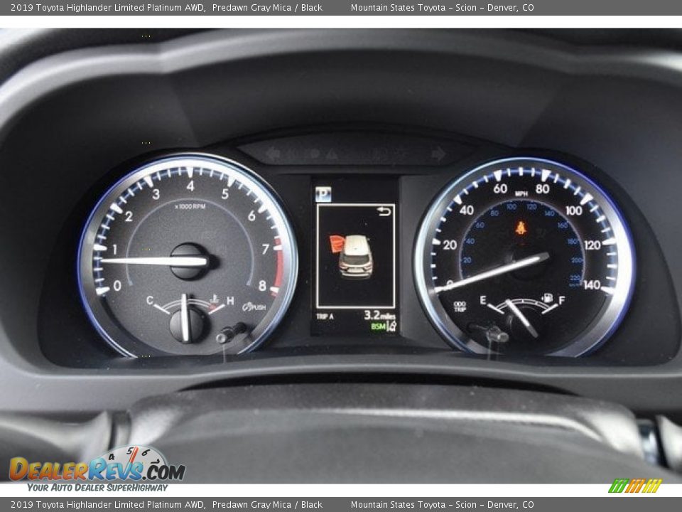2019 Toyota Highlander Limited Platinum AWD Predawn Gray Mica / Black Photo #32