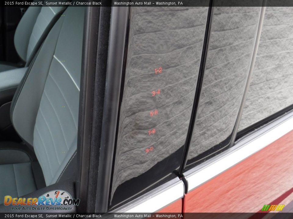 2015 Ford Escape SE Sunset Metallic / Charcoal Black Photo #6