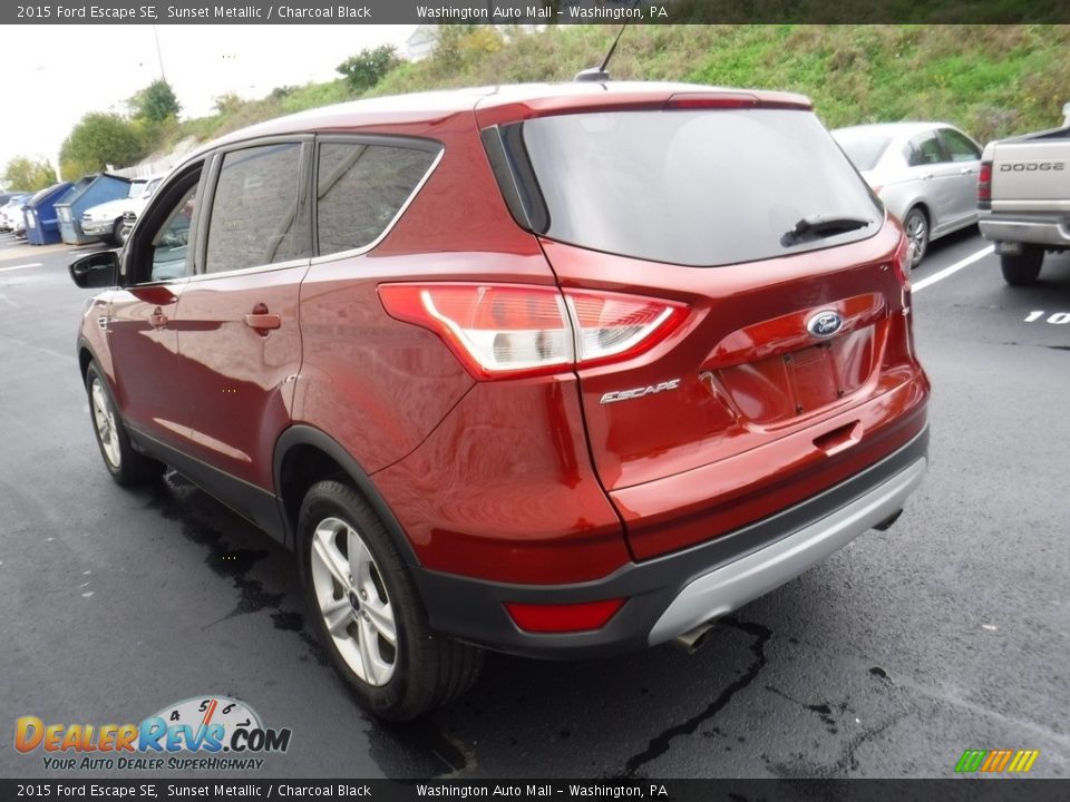 2015 Ford Escape SE Sunset Metallic / Charcoal Black Photo #7