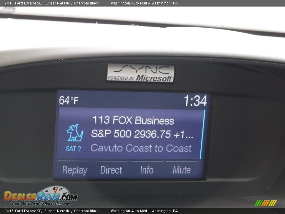 2015 Ford Escape SE Sunset Metallic / Charcoal Black Photo #16