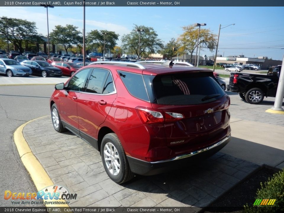 2018 Chevrolet Equinox LT AWD Cajun Red Tintcoat / Jet Black Photo #5