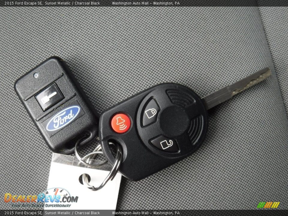 2015 Ford Escape SE Sunset Metallic / Charcoal Black Photo #23