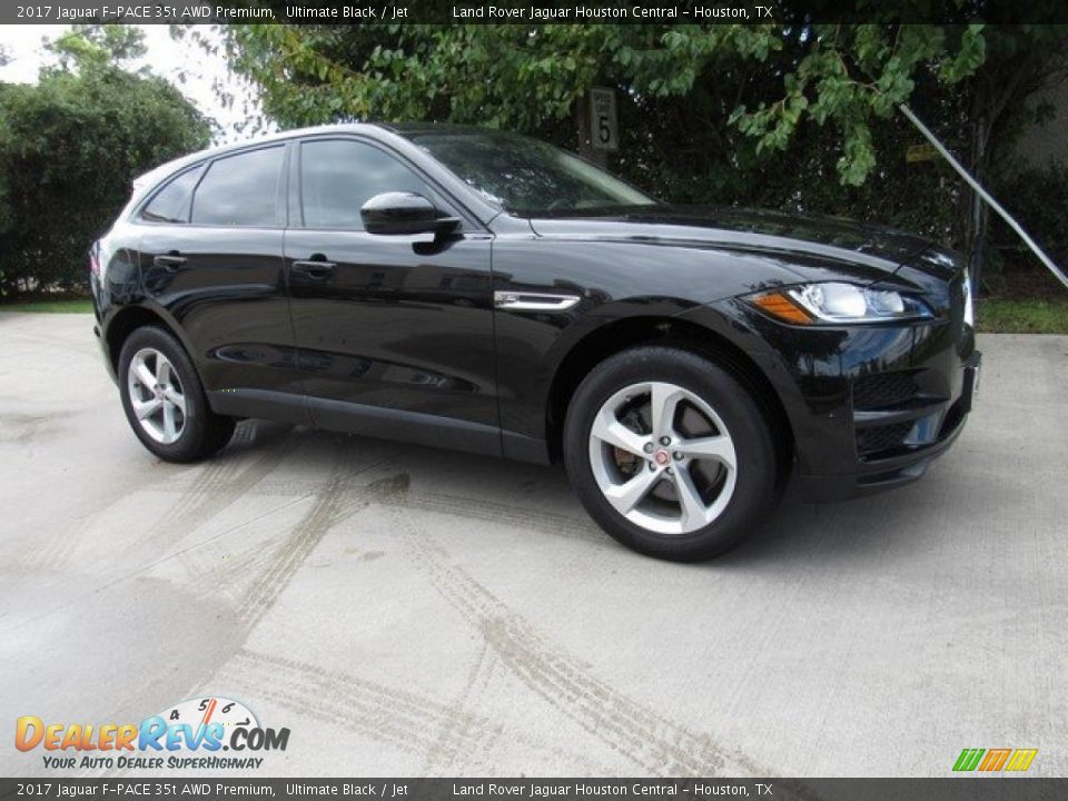 2017 Jaguar F-PACE 35t AWD Premium Ultimate Black / Jet Photo #10