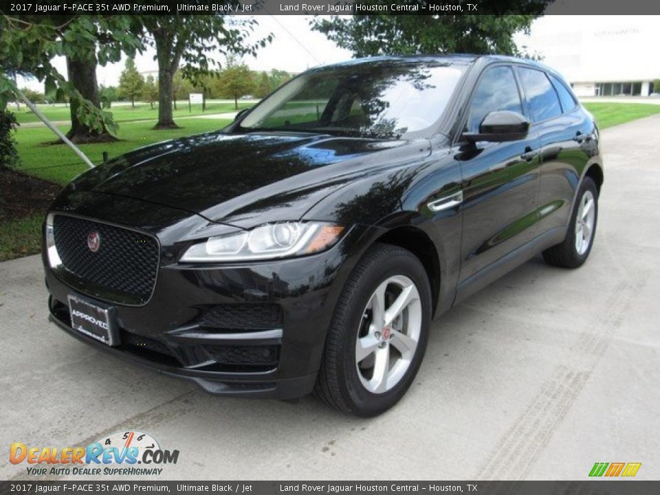 2017 Jaguar F-PACE 35t AWD Premium Ultimate Black / Jet Photo #12
