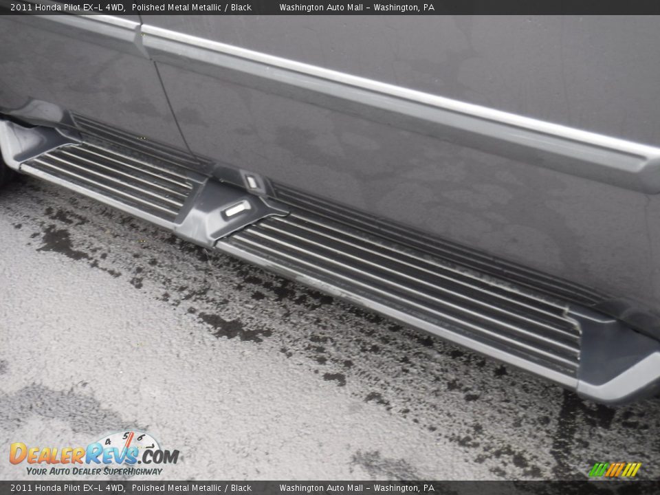 2011 Honda Pilot EX-L 4WD Polished Metal Metallic / Black Photo #4