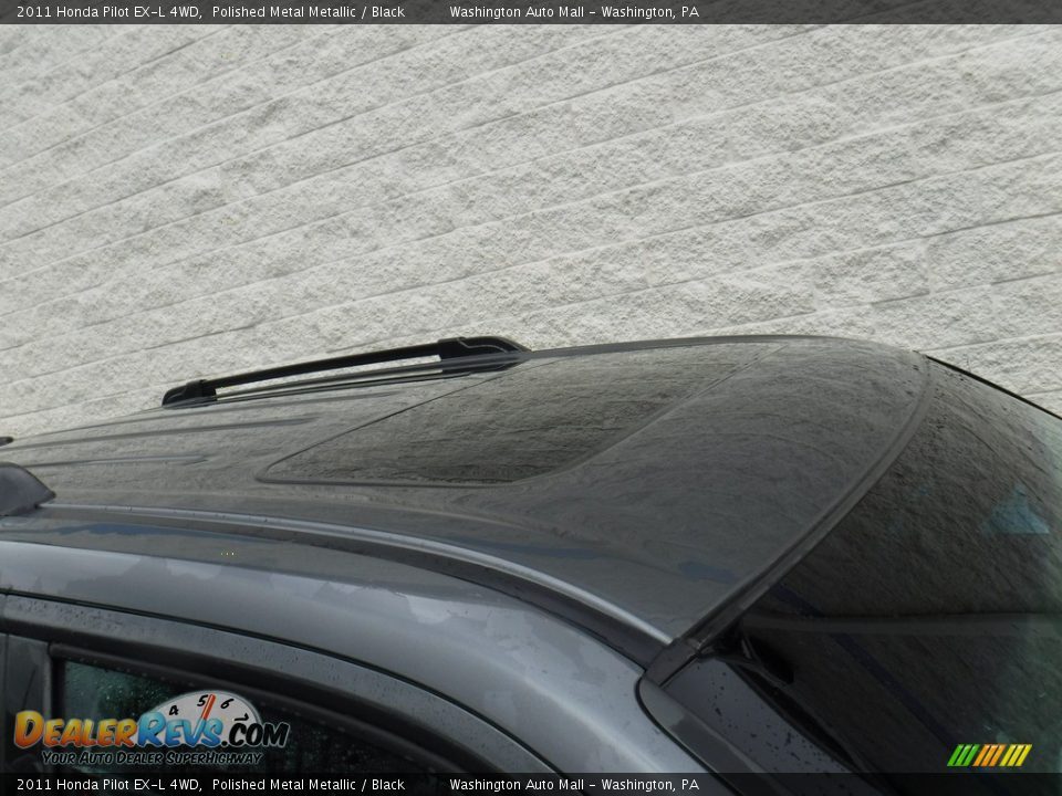 2011 Honda Pilot EX-L 4WD Polished Metal Metallic / Black Photo #5