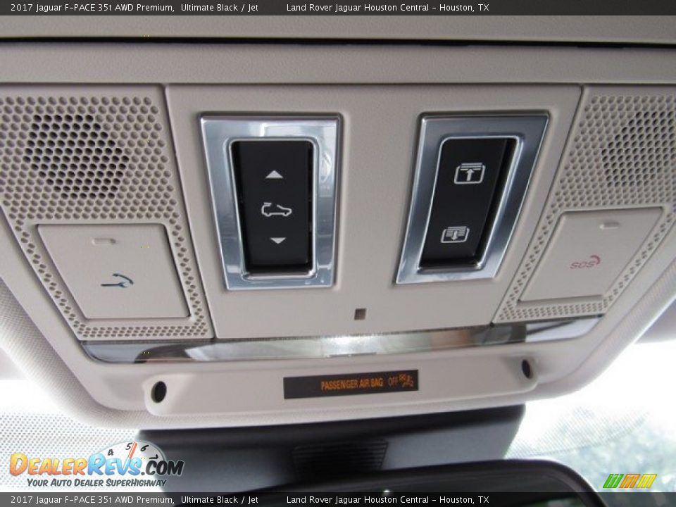 2017 Jaguar F-PACE 35t AWD Premium Ultimate Black / Jet Photo #36