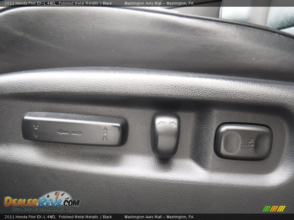 2011 Honda Pilot EX-L 4WD Polished Metal Metallic / Black Photo #15