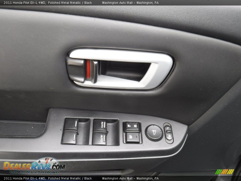 2011 Honda Pilot EX-L 4WD Polished Metal Metallic / Black Photo #16