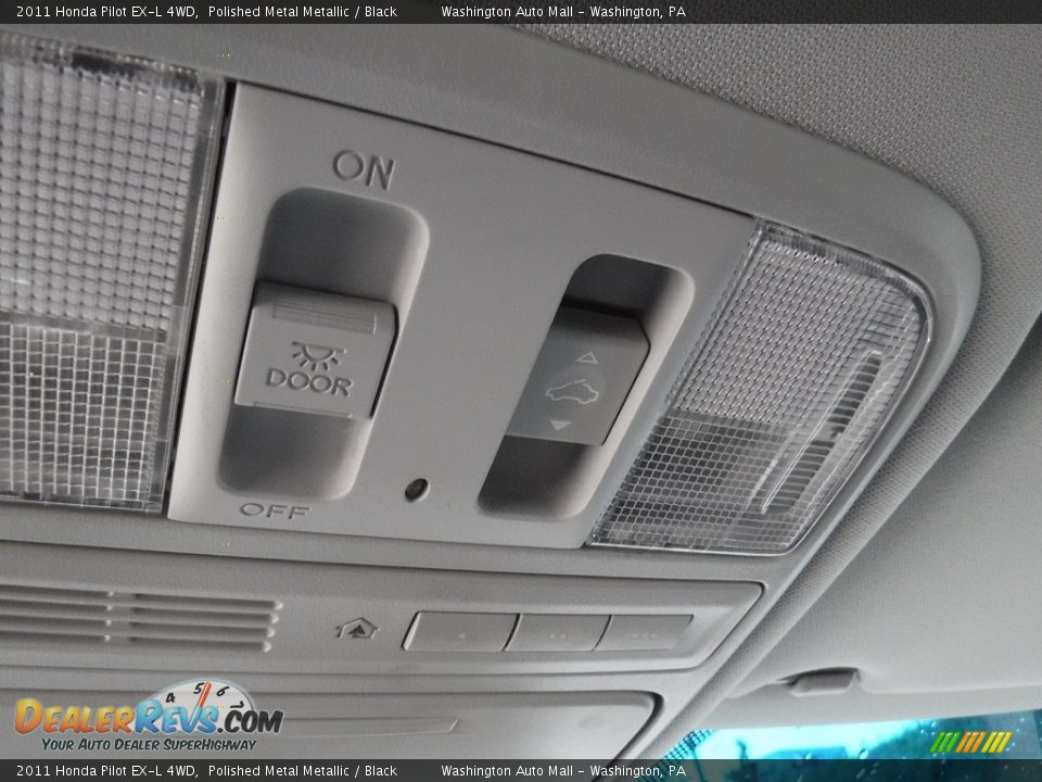 2011 Honda Pilot EX-L 4WD Polished Metal Metallic / Black Photo #20