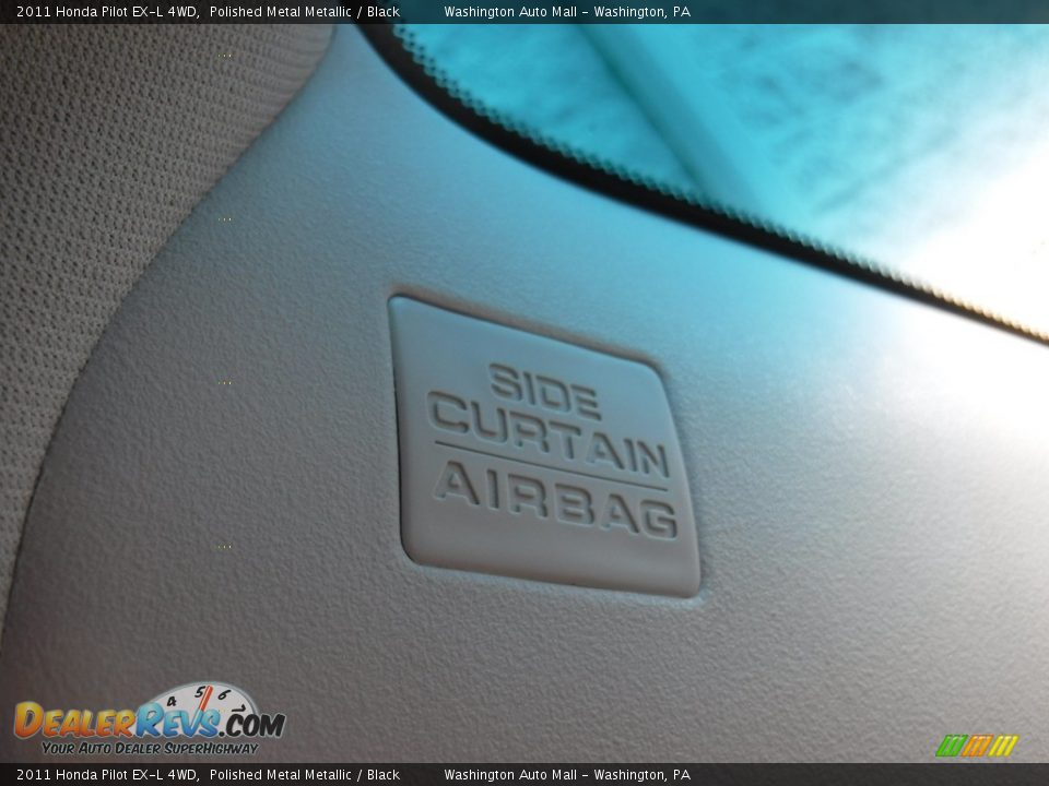 2011 Honda Pilot EX-L 4WD Polished Metal Metallic / Black Photo #22