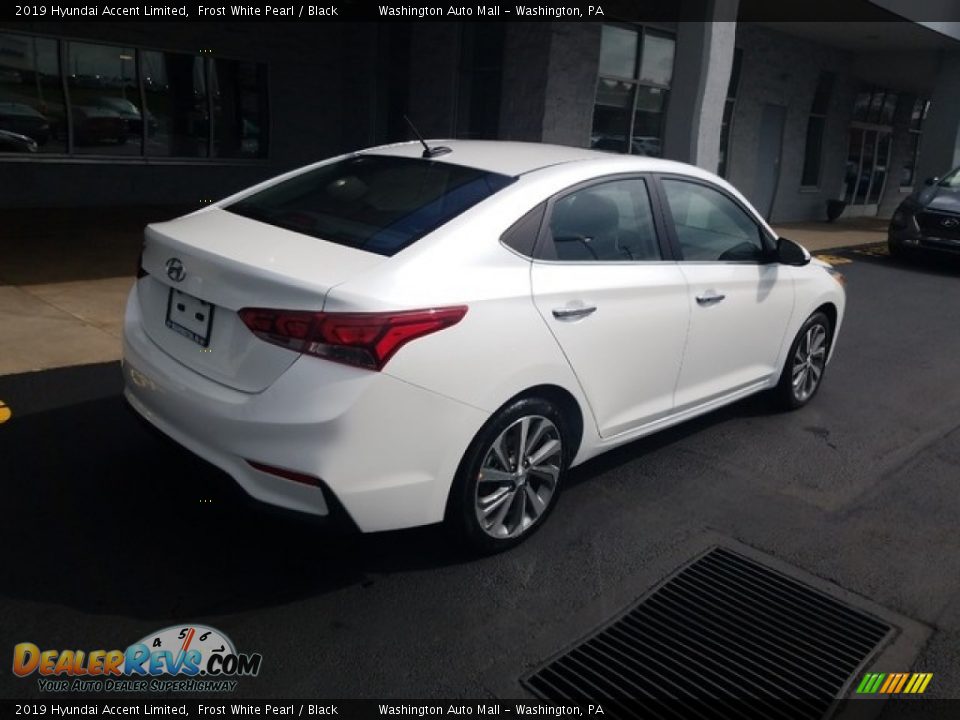 2019 Hyundai Accent Limited Frost White Pearl / Black Photo #1