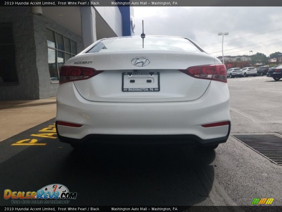 2019 Hyundai Accent Limited Frost White Pearl / Black Photo #5
