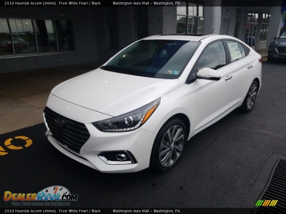 Frost White Pearl 2019 Hyundai Accent Limited Photo #6
