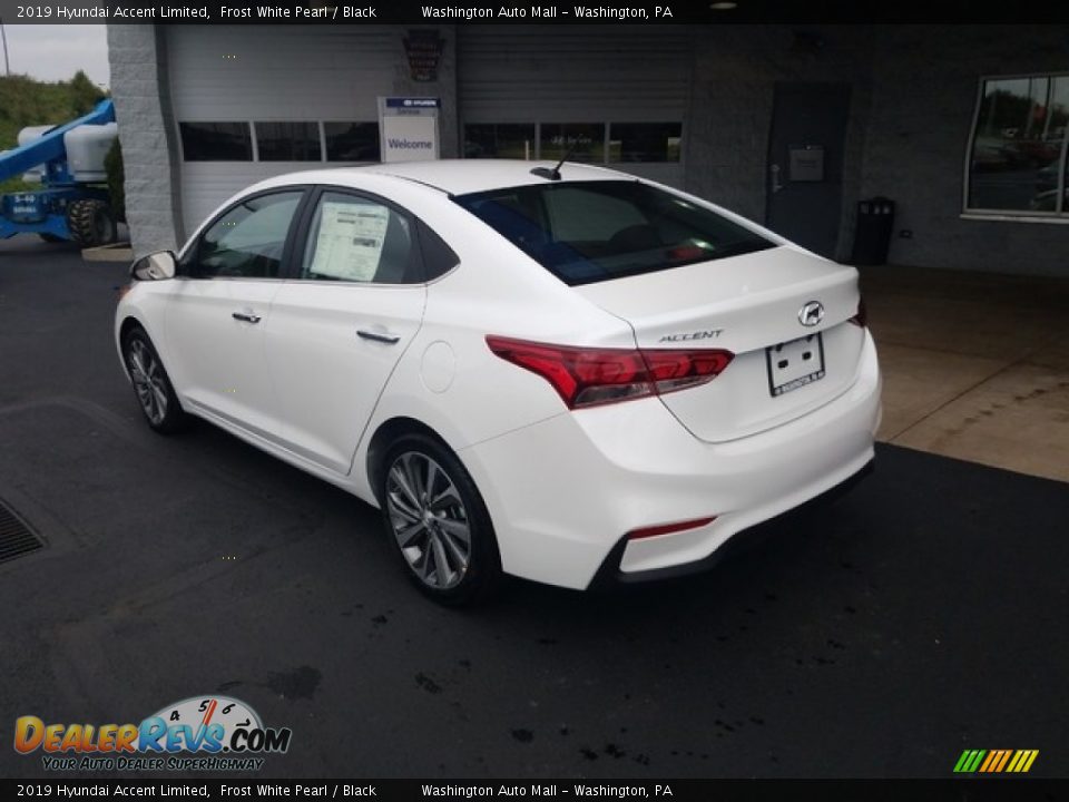 2019 Hyundai Accent Limited Frost White Pearl / Black Photo #8