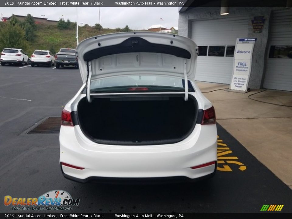 2019 Hyundai Accent Limited Frost White Pearl / Black Photo #9