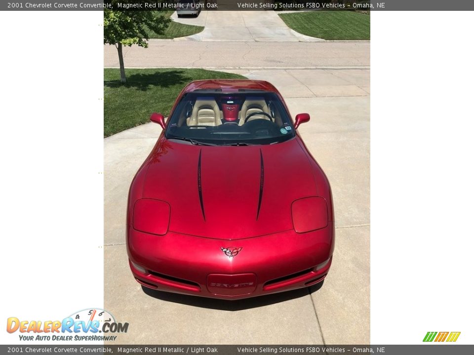 2001 Chevrolet Corvette Convertible Magnetic Red II Metallic / Light Oak Photo #9