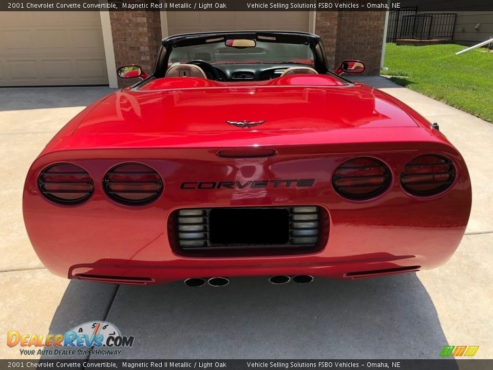 2001 Chevrolet Corvette Convertible Magnetic Red II Metallic / Light Oak Photo #13