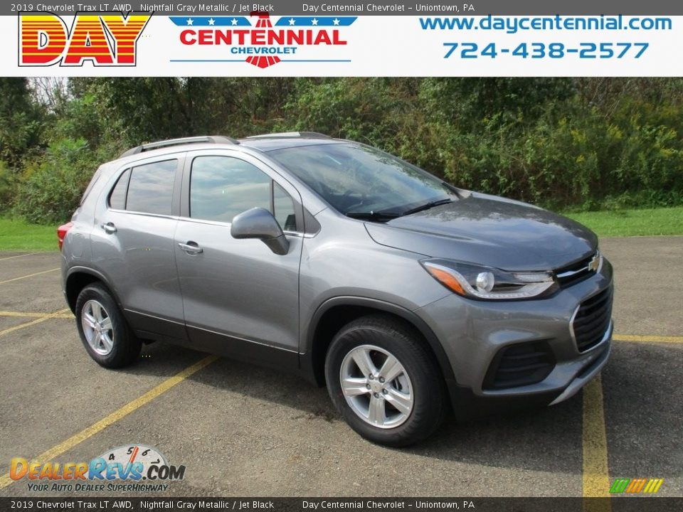 2019 Chevrolet Trax LT AWD Nightfall Gray Metallic / Jet Black Photo #1