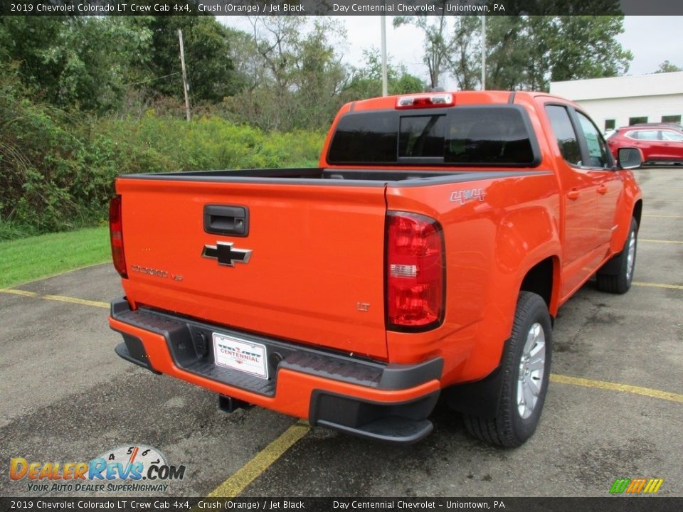 2019 Chevrolet Colorado LT Crew Cab 4x4 Crush (Orange) / Jet Black Photo #3