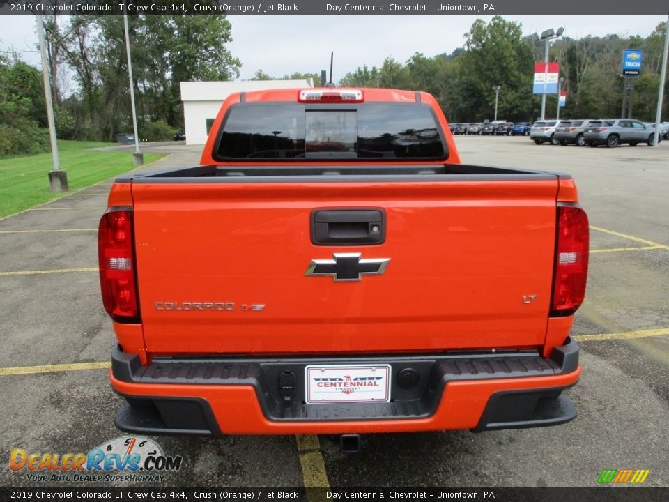 2019 Chevrolet Colorado LT Crew Cab 4x4 Crush (Orange) / Jet Black Photo #4