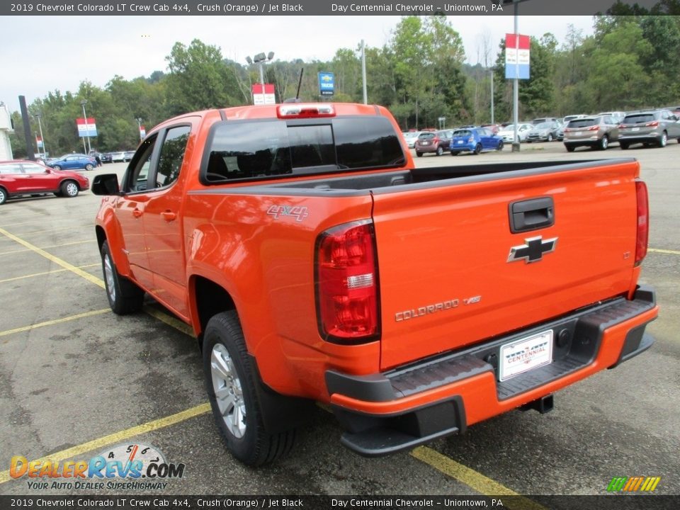 2019 Chevrolet Colorado LT Crew Cab 4x4 Crush (Orange) / Jet Black Photo #5