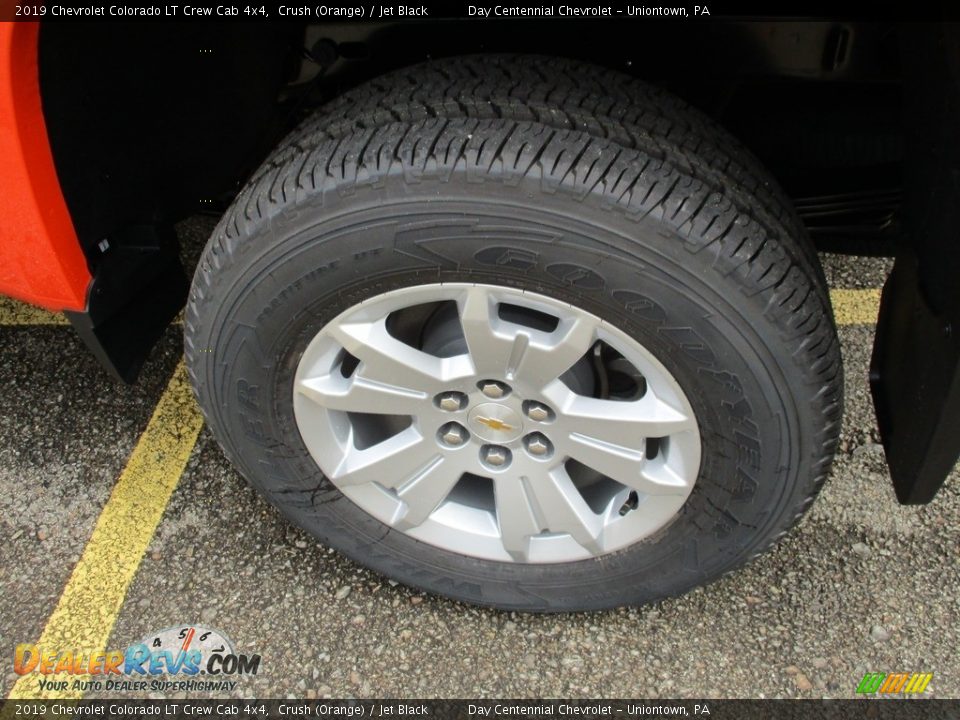 2019 Chevrolet Colorado LT Crew Cab 4x4 Crush (Orange) / Jet Black Photo #7