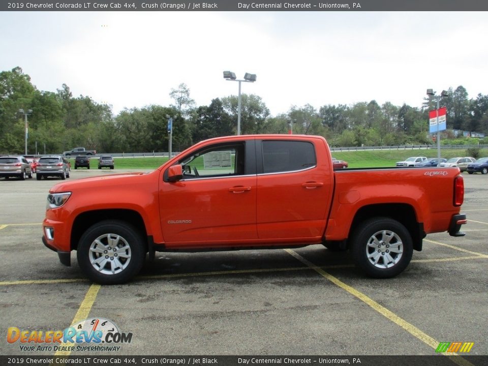 2019 Chevrolet Colorado LT Crew Cab 4x4 Crush (Orange) / Jet Black Photo #8