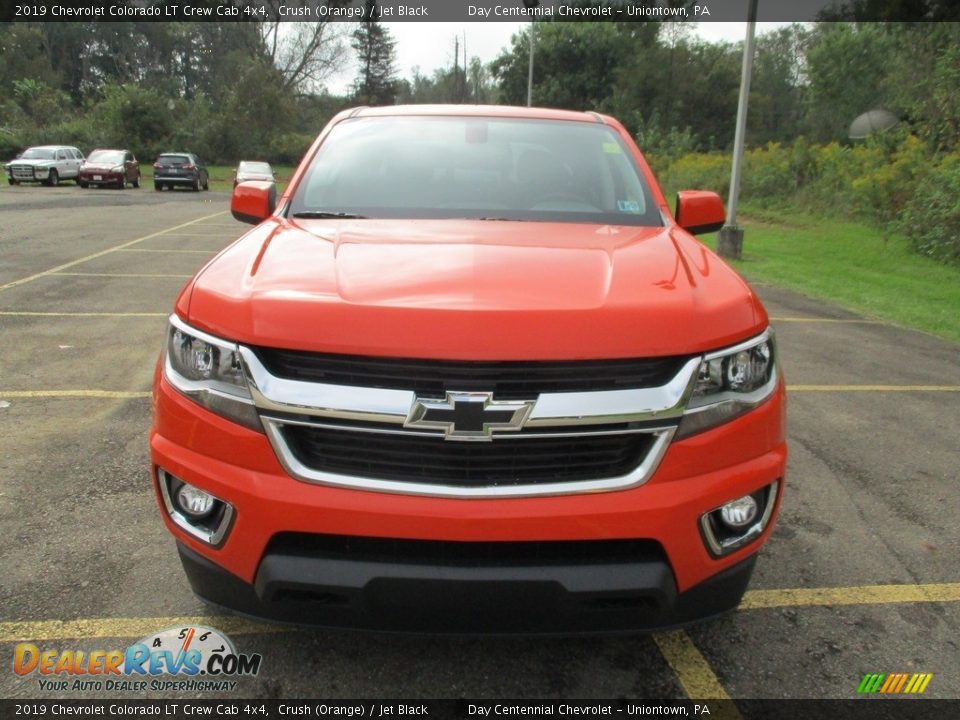 2019 Chevrolet Colorado LT Crew Cab 4x4 Crush (Orange) / Jet Black Photo #10