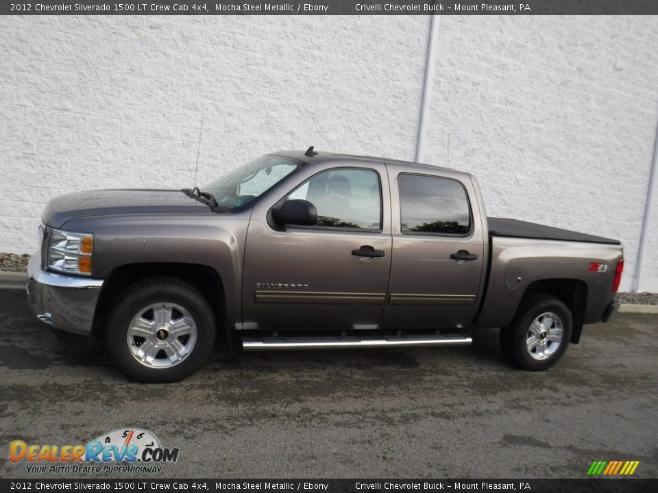 2012 Chevrolet Silverado 1500 LT Crew Cab 4x4 Mocha Steel Metallic / Ebony Photo #2