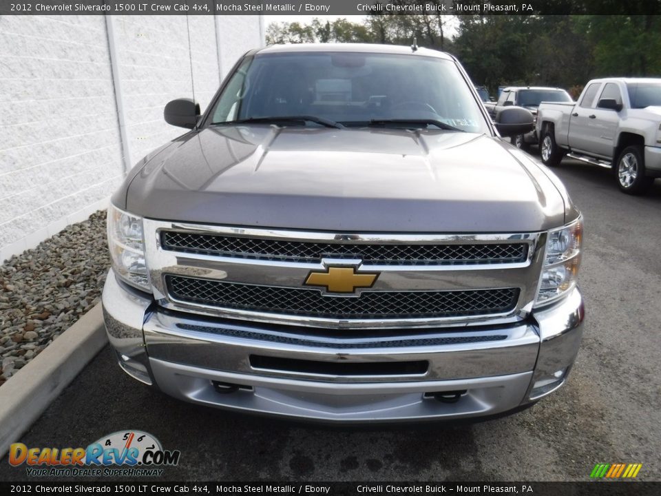 2012 Chevrolet Silverado 1500 LT Crew Cab 4x4 Mocha Steel Metallic / Ebony Photo #6