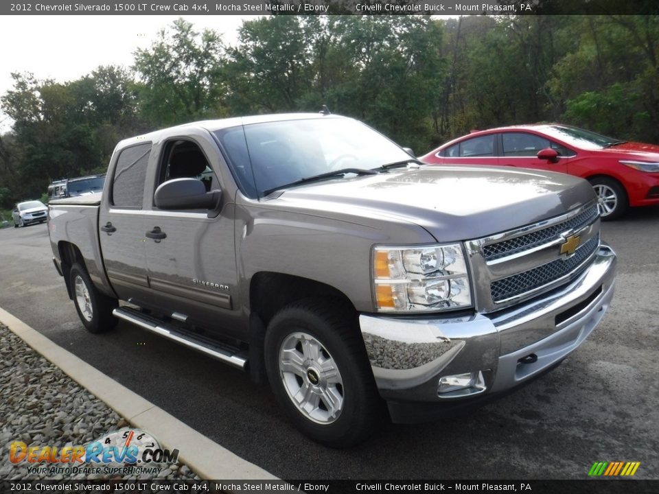 2012 Chevrolet Silverado 1500 LT Crew Cab 4x4 Mocha Steel Metallic / Ebony Photo #7