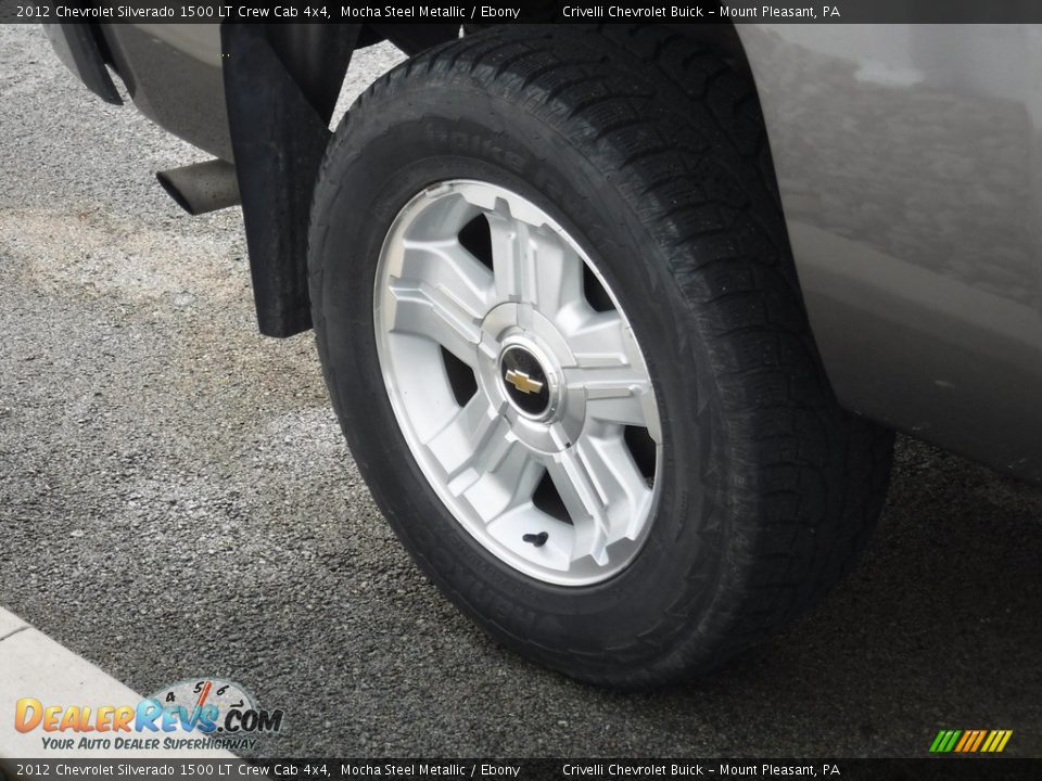 2012 Chevrolet Silverado 1500 LT Crew Cab 4x4 Mocha Steel Metallic / Ebony Photo #8