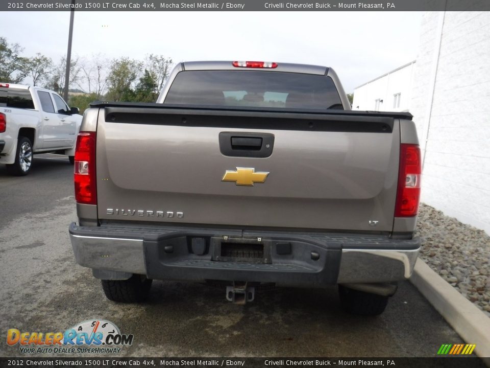 2012 Chevrolet Silverado 1500 LT Crew Cab 4x4 Mocha Steel Metallic / Ebony Photo #10