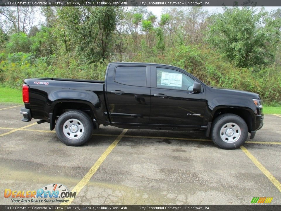 Black 2019 Chevrolet Colorado WT Crew Cab 4x4 Photo #2