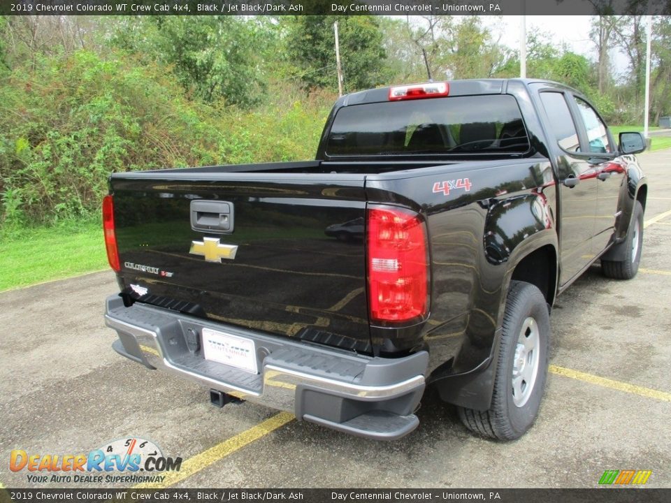 2019 Chevrolet Colorado WT Crew Cab 4x4 Black / Jet Black/Dark Ash Photo #3